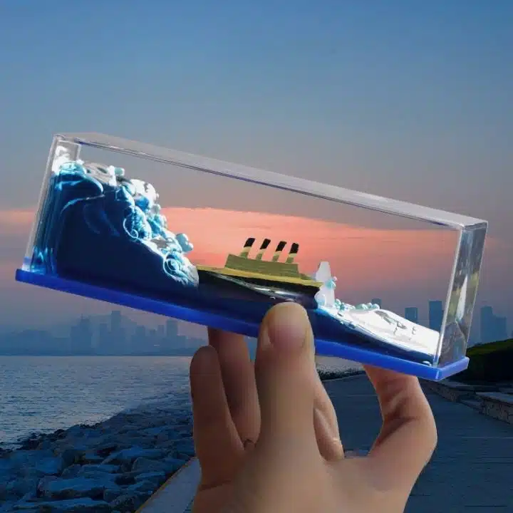 Car Dashboard Cruise Ship Boat Showpiece