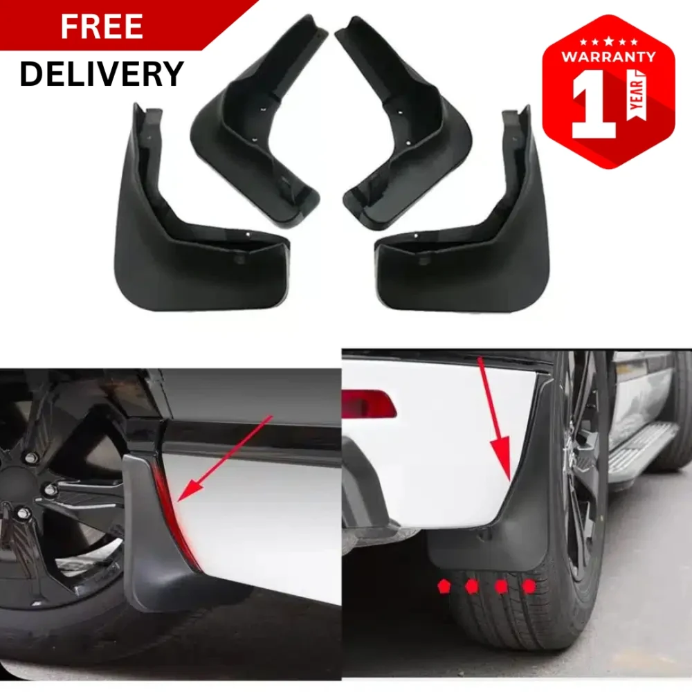 Universal Car Mud Guards – Flexible And Durable For All Car (4 Pcs Set)