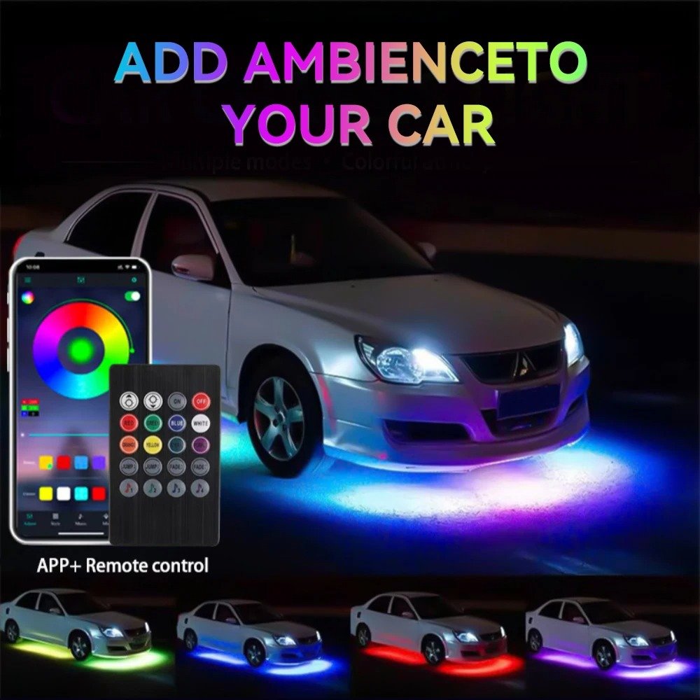 Car Underglow Neon Lights – Control via Mobile APP