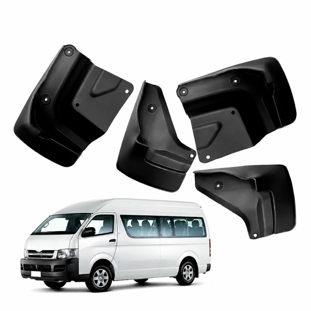 Toyota Hiace Mudguards - 4 pcs set